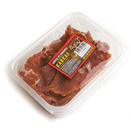 Мясные чипсы из свинины Тм Кавказ