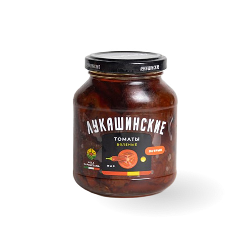 Томаты вяленые острые Napoletana ТМ Лукашинские 250 гр