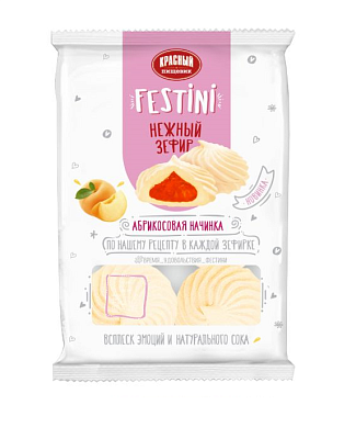 Зефир с абрикосовой начинкой ООО Красный Пищевик 250 гр