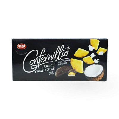 Набор конфет Confemillio со вкусом кокоса и ананаса ТМ Красный Пищевик 160гр