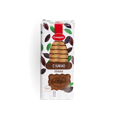 Печенье сахарное С Какао Слодыч 390гр