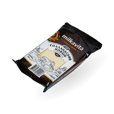 Сыр полутвердый Голландский Новый Тм Milkavita 180 гр