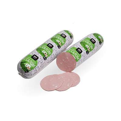 Колбаса вареная с салом высший сорт Волковысский МК