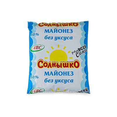 Майонез Солнышко 50% ТМ АВС 360 г