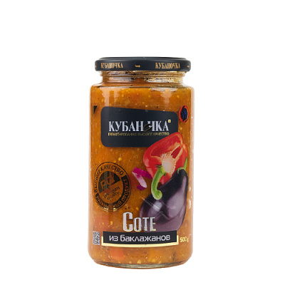 Соте из баклажанов ТМ Кубаночка 360 гр