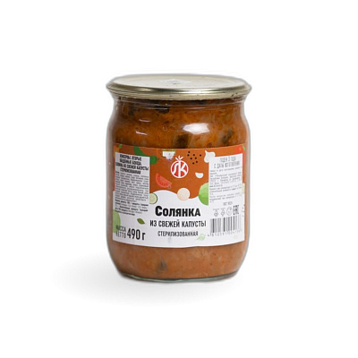 Солянка из свежей капусты Ляховичский КЗ 490 гр 