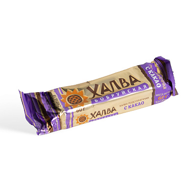 Халва подсолнечная с какао ОАО Красный пищевик 60 гр