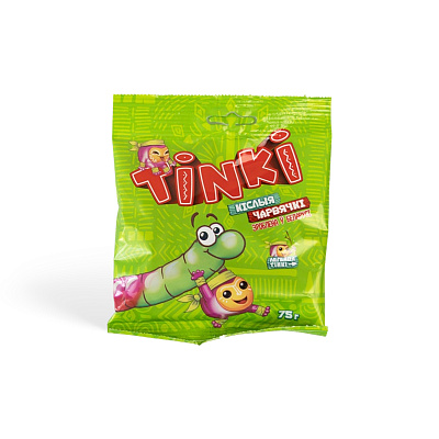 Мармелад Кислые Червячки ТМ Красный Пищевик 75 гр