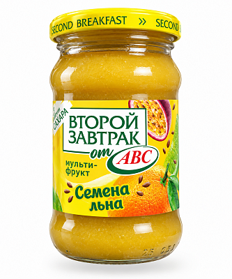 Десерт мультифруктовый с семенами льна АВС 300 гр