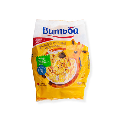 Хлопья кукурузные глазированные Витьба 330 гр