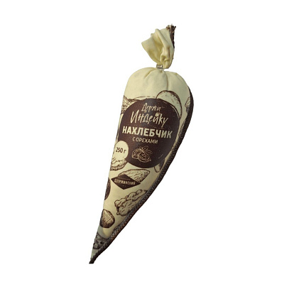 Мазанка бутербродная Нахлебчик с орехами Тм Мясная Держава 250гр