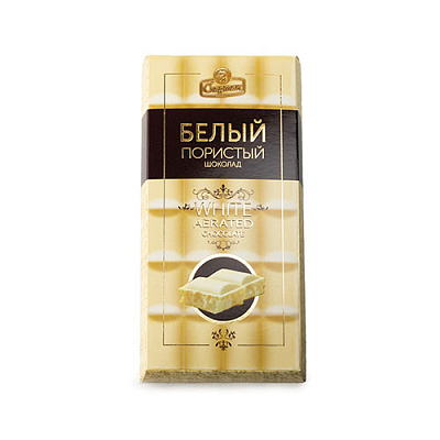 Шоколад Пористый Белый пенал ОАО Спартак 70 гр