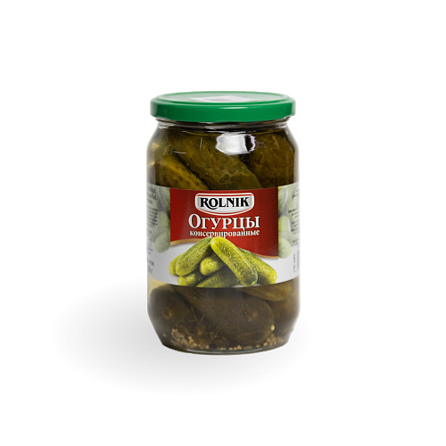 Огурцы консервированные ТМ Рольник 950 гр
