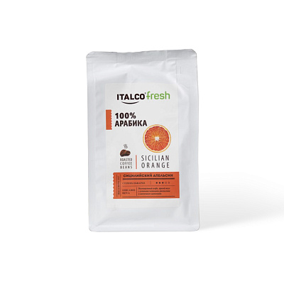 Кофе в зернах Sicilian orange ароматизированный 175 г