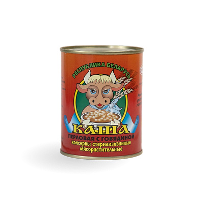 Каша перловая с говядиной МК Жлобинский 340 гр