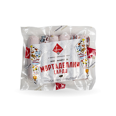 Сосиски Мортаделлки сардо высший сорт Пинский МК