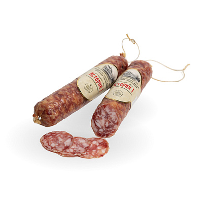 Колбаса сыровяленая У каждого своя история 1 Пинский МК