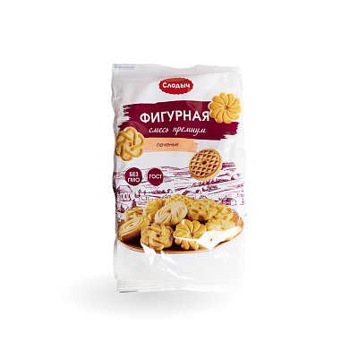 Печенье сахарное Фигурная смесь премиум Слодыч 265 гр