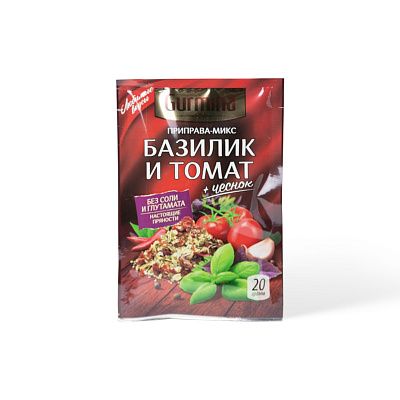Приправа-микс Базилик и томат ТМ Gurmina 20 г