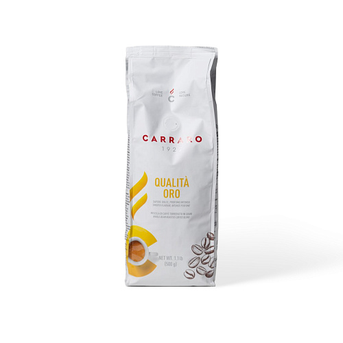Кофе в зернах Caffe Carraro Qualita Oro 500 гр