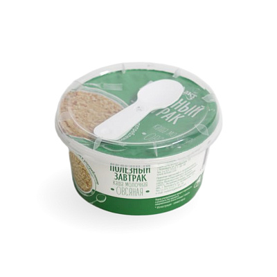 Каша молочная овсяная в полимерном стакане 3% 150гр Тм Беллакт