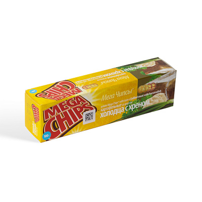 Чипсы картофельные Мегачипсы со вкусом холодца с хреном ООО Белпродукт  100 гр