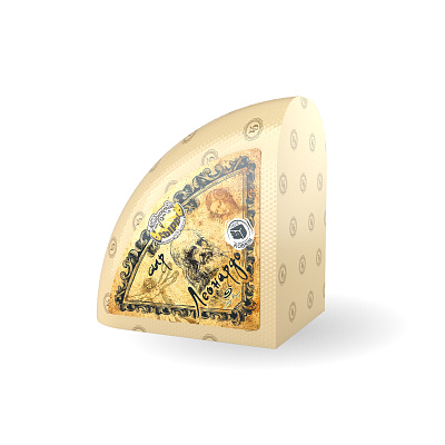 Сыр полутвердый Леонардо Тм Кобринские Сыры