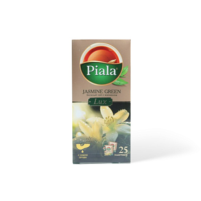 Чай зеленый цветы жасмина и сок груши Пиала Люкс 25 пакетов