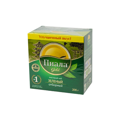 Чай зеленый отборный Пиала Голд 200 гр