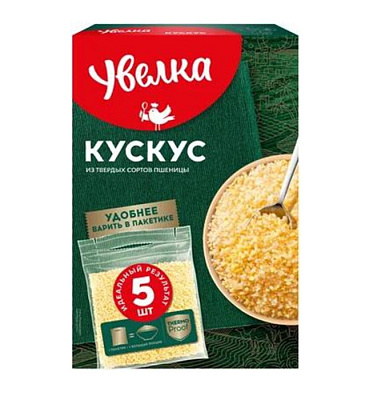 Крупа кус-кус в варочных пакетах  Увелка 400 гр