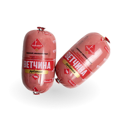 Ветчина Рубленая вареная Пинский МК 450 гр.