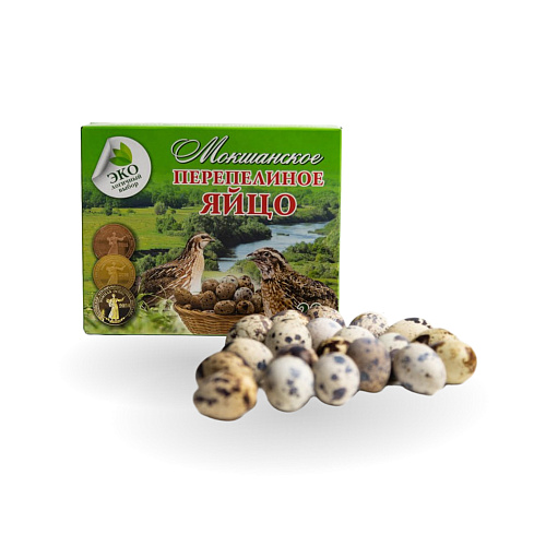 Яйцо перепелиное Мокшанское 20 шт