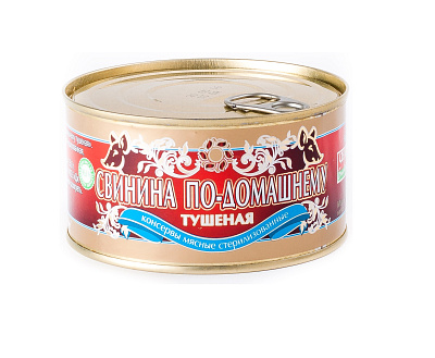 Консервы мясные свинина тушеная По-домашнему Столбцовский МК 325 гр