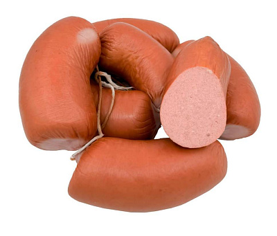 Сардельки вареные Мусульманские высшего сорта Слуцкий МК