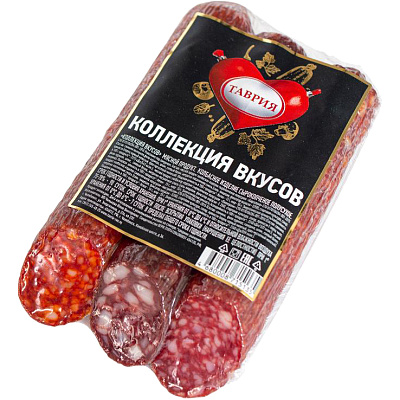 Колбаса сырокопченая Коллекция Вкусов Тм Таврия