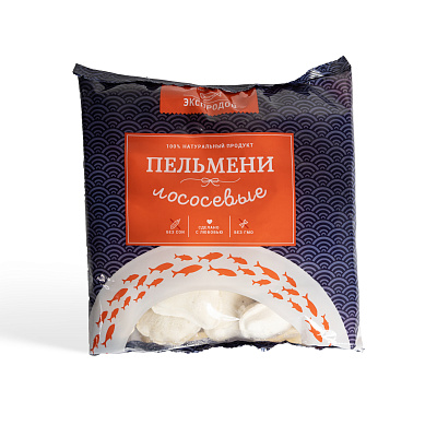 Пельмени рыбные Лосооевые Тм Экспродов 500 гр